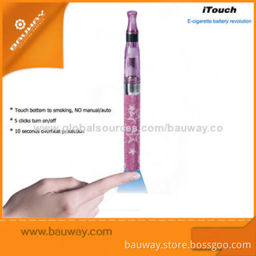 Bauway Skin-touching T101 eGo Batteries with No Button Power Saved, Sample Orders WelcomedNew